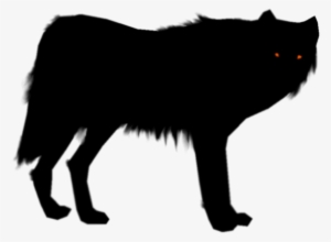 Wolf Silhouette - Silhouette Of A Angry Wolf