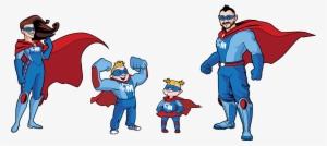 Marvel Illustration Of The Family - Marvel Comics