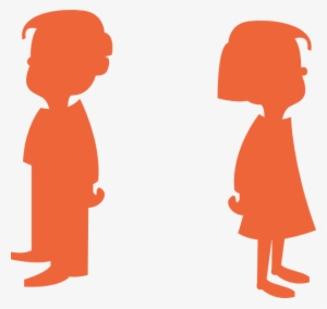 How To Set Use Girl Silhouette Orange Svg Vector