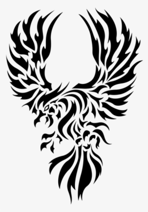 Eagle Silhouette Tattoo - Philippine Eagle Tribal Tattoo