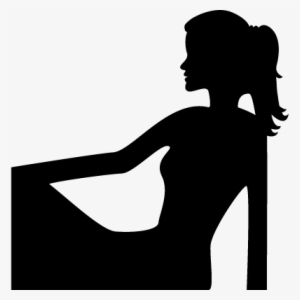 Virgo Female Silhouette Vector - Lady Silhouette Png