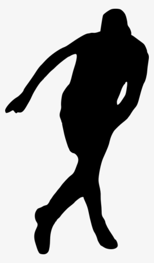 Football Player Silhouette Png - Portable Network Graphics