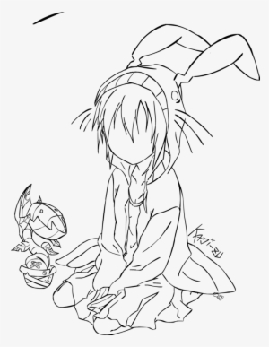 Costume Totoro Proto 1 2 By Kaji Zu-d64s0nh - Line Art