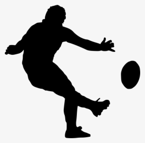 Rugby Player Silhouette - Australian Football Silhouette Png