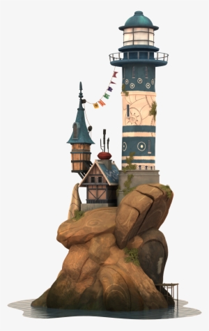 'le Phare' 3d Model Based On Concept Art By Pierre - 3d Modeling