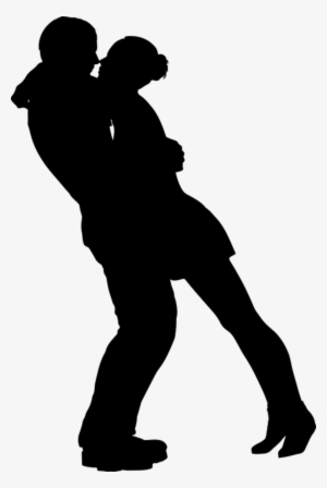 Ballroom Dancing Silhouette Png - Male And Female In Love