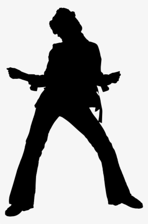 Free Dance Silhouettes, Hanslodge Clip Art Collection - Disco Dancer Silhouette Png