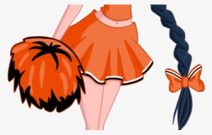 See Here Cheerleader Clipart Silhouette Free Images - Portable Network Graphics