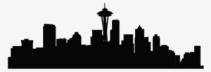 Seattle Skyline Silhouette Png Clipart Royalty Free - Seattle