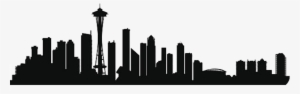 Seattle Spaceneeddle Cityofseattle Washington Freetoedit - Seattle Skyline Silhouette Png