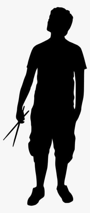 Band Silhouette - Victorian Man Silhouette Png