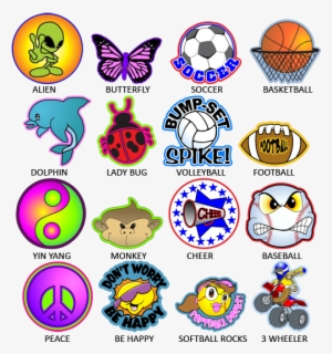 Free Decal - Your Choice - Cartoon Baseball