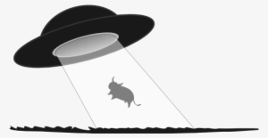 Net » Clip Art » Cow Abduction Black White Line Art - Ufo Black And White Clip Art
