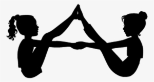 Image - Kids Doing Yoga Silhouette