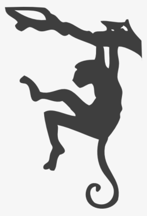 How To Set Use Gray Monkey Silhouette Clipart