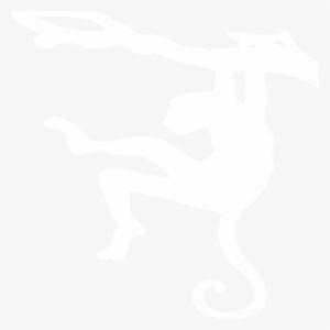 White Monkey Silhouette