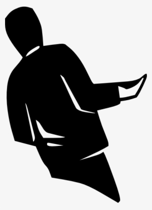 How To Set Use Person Standing Silhouette Clipart