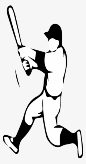 Baseball Man - Clip Art