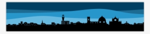 Apartments In The Characteristic Oltrarno District - Neighbourhood Silhouette Png