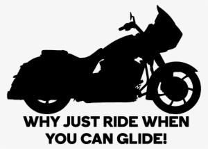 Harley Davidson Clipart Motorcycle Honda - Harley Davidson Road Glide Silhouette