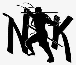 Նինջա Կան Ninja Kan Ниндзя Кан - Ninja Mit Schatten Postkarte