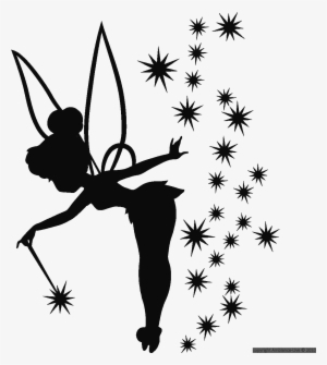 Clipart Pumpkin Fairy - Tinkerbell Silhouette
