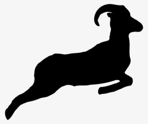 Mb Image/png - Jumping Sheep Silhouette