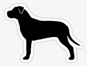 American Pit Bull Terrier Silhouette Waterproof Die-cut - Boston Terrier Silhouette