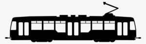 Tram Icon - Silhouette Tram