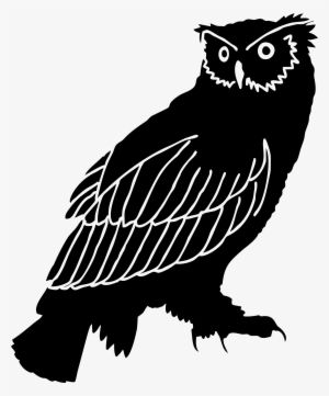This Free Icons Png Design Of Detailed Owl Silhouette