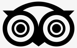 Tripadvisor Owl Face Logo Vector - Vector Transparent Tripadvisor Logo