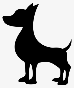 Dog Silhouette Svg At Getdrawings - Black Dog Icon