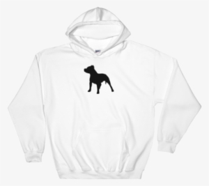 Classic Dog Breed Silhouette Pullover Hoodie - Real Men Wet Shave Hooded Sweatshirt