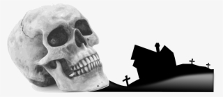 Halloween Skull Shower Curtain