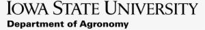 Agronomywordmark Black - Iowa State University College Of Veterinary Medicine