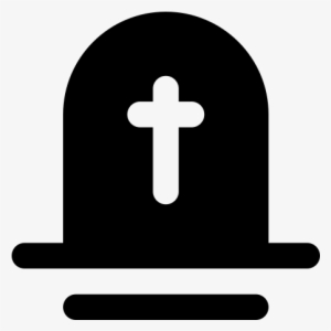 Cemetery Rubber Stamp - Cross