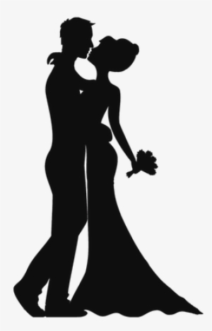 Wedding Couple Silhouette Png Popmundo - Groom And Bride Silhouette