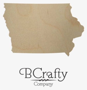 Wooden Iowa State Shape Cutout - Iowa