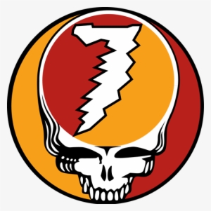 This Is A Cool Logo, Combining The State Colors Of - Grateful Dead Steal Your Face