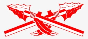 Spears Crossing - Crossed Spears Clip Art