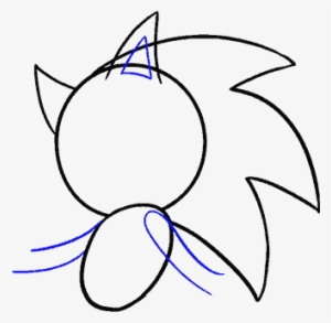 How To Draw Sonic The Hedgehog - Cartoon