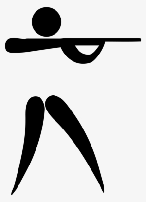 Picture Freeuse Olympic Clipart Stand - Olympic Pictograms Shooting