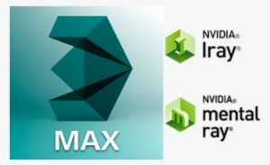 Iray & Mental Ray Plug-in For Autodesk 3d Studio Max - Logo 3d Studio Max 2018