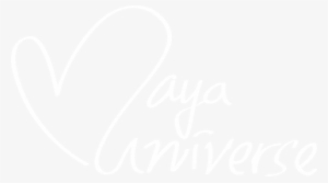 Maya Universe Academy Logo White - Calligraphy