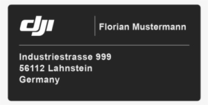 Kennzeichen Für Fluggeräte - Dji Phantom 4
