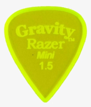 Gravity Picks Razer Mini Guitar Pick With Master Finish - Gravity Picks Stealth