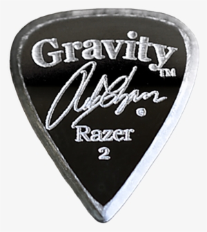 Gravity Picks Razer Standard Rob Chapman Signature - Gravity Rob Chapman Signature Razer Standard 2mm Pick