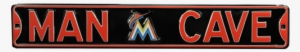 Miami Marlins “man Cave” Authentic Street Sign - Man Cave New York Knicks Street Sign
