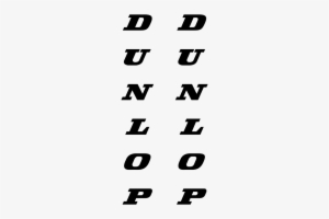 2175 Dunlop 2 Verticaal - Sticker