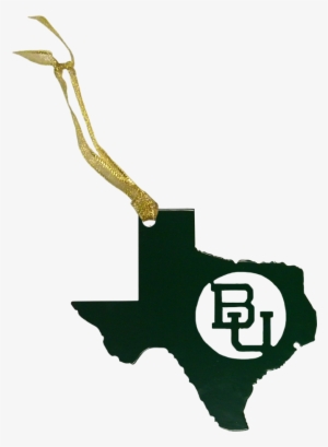 Texas Bu Baylor Christmas Ornament Green - Texas